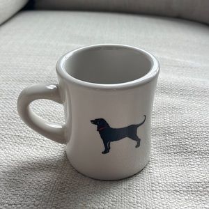 Black Dog retro mug